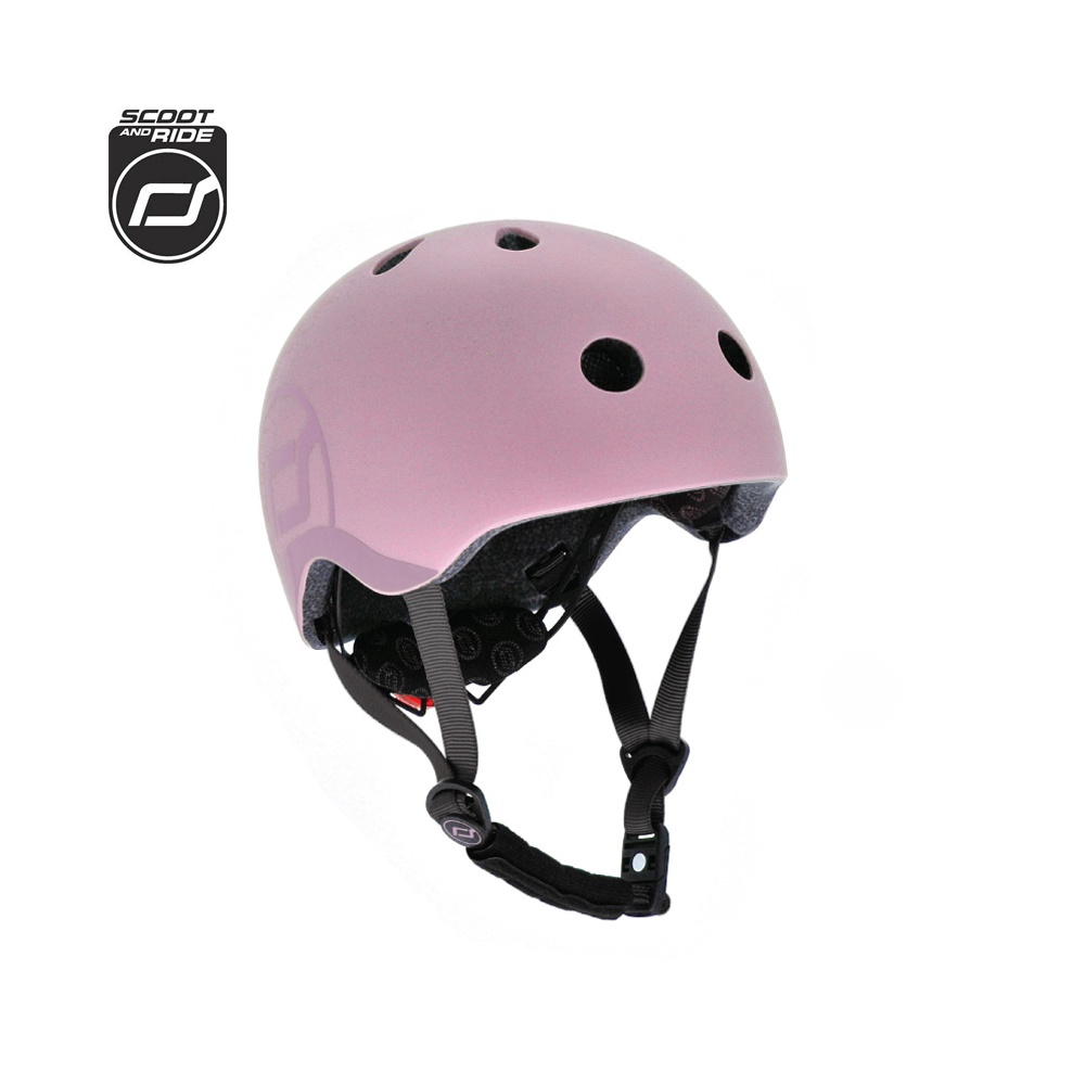 Scoot and Ride Helmet S-M หมวกกันน็อคสกู๊ตเตอร์สำหรับเด็ก ไซส์ S-M ขนาด 51-56 ซม. มีไฟ LED ปรับได้ 3 ระดับ