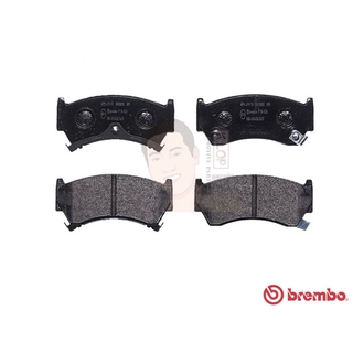 P56 026B ผ้าเบรก F (แท้ BREMBO รุ่น Black) NISSAN ซันนี่ Sunny B14 (New Sunny) 1.5 1.6 ปี1995-2000 /พรีเซีย Presia R1...