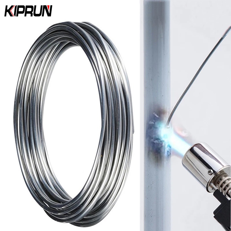 Kiprun 1.6 มม.ทองแดงอลูมิเนียมทองเหลือง Brazing ก้านเชื่อม,ต่ําอุณหภูมิ Easy Melt อลูมิเนียมเชื่อม Rods เชื่อมบาร์ Cored ลวดบัดกรีสําหรับบัดกรีอลูมิเนียมไม่จําเป็นต้องบัดกรีผง