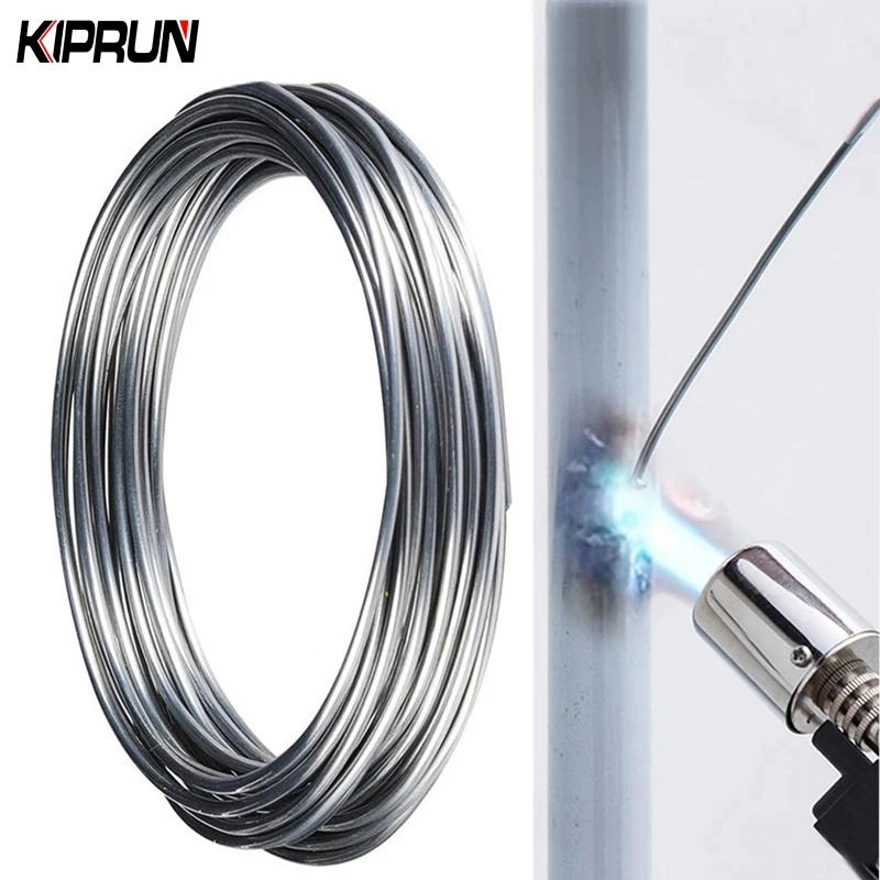 Kiprun 1.6 มม.ทองแดงอลูมิเนียมทองเหลือง Brazing ก้านเชื่อม,ต่ําอุณหภูมิ Easy Melt อลูมิเนียมเชื่อม Rods เชื่อมบาร์ Cored ลวดบัดกรีสําหรับบัดกรีอลูมิเนียมไม่จําเป็นต้องบัดกรีผง
