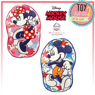 มิกกี้มินนี่หมอน ลายหน้า หลัง ใหม่ ป้ายกระดาษครบ Mickey Minnie mouse Disney ลิขสิทธิ์แท้ สินค้ามือสองญี่ปุ่น