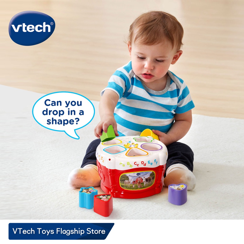 VTech Sort Discover Drum Shape Sorter Sorting Block Toys Baby Drum 6
