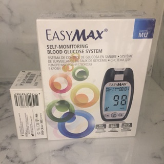 EasyMax เครื่องตรวจน้ำตาลในเลือด Glucometer รุ่น EMMU