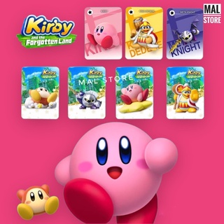 Set 7 ชิ้น Kirby and The Forgotten Land Mini Card Amibo NFC Collection