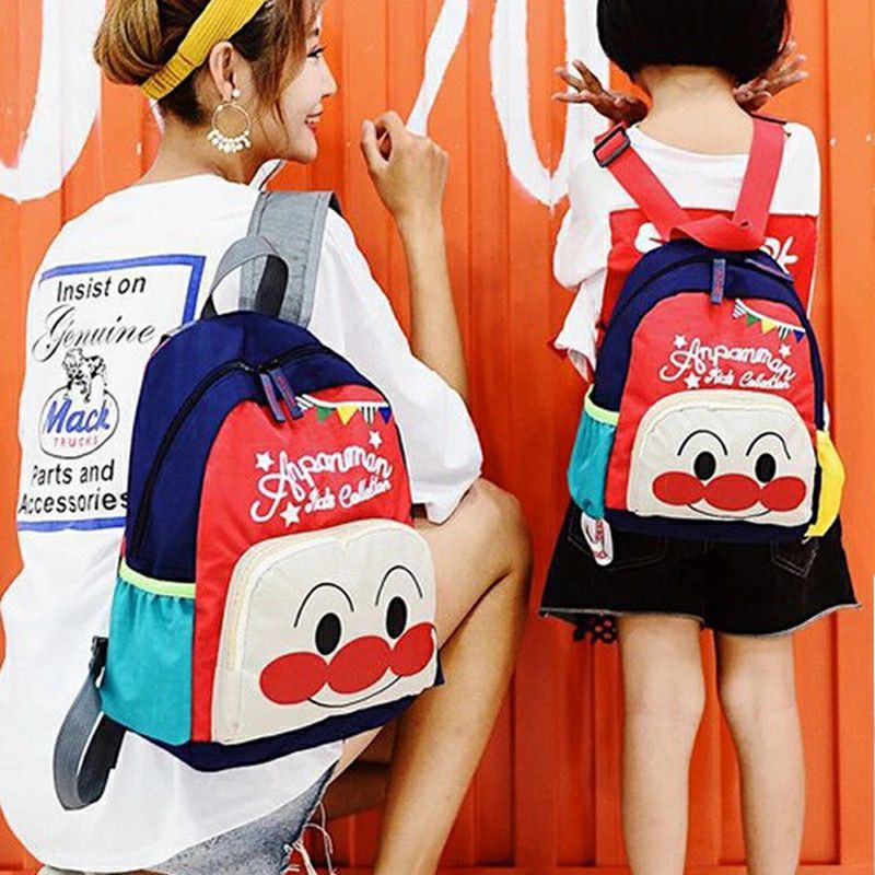 [พร้อมส่ง] กระเป๋าเป้สะพายหลังสำหรับเด็ก กระเป๋านักเรียน ลายการ์ตูนอันปังแมน