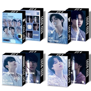 30 ชิ้น / กล่อง BTS โฟโต้การ์ด อัลบั้ม LOMO การ์ด โปสการ์ด V JUNGKOOK JIMIN (พร้อมส่ง)