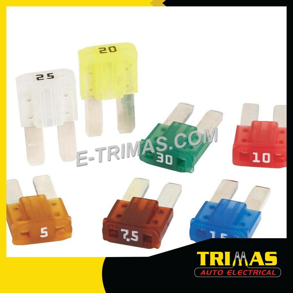 Micro2 Blade Plug In Automotive Fuse Micro 2 Proton Perodua Toyota Honda Nissan