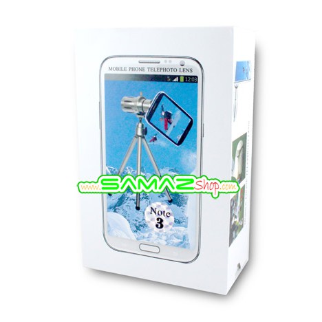 ราคาพิเศษ เลนส์เสริม เทเล ซูม 12x Samsung Galaxy Note3 พร้อมเคส ขาตั้ง มือถือ Len zoom 12x ใช้งานง่า