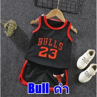 ชุดบาสเด็ก ชุดเสื้อกล้ามเด็ก เนื้อผ้าตาข่าย ใส่สบาย ไม่ร้อน [พร้อมส่ง]