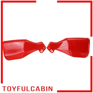 [Toyfulcabin] การ์ดป้องกันแฮนด์จักรยานยนต์ 2ชิ้นสีดํา