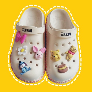 CROCS 【Cute Deco】เข็มกลัดเรซิ่น รูปการ์ตูนหมูน่ารัก (2 แบบ) สําหรับตกแต่งรถเข็นแซนวิช รองเท้า DIY