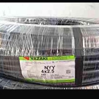 สายไฟ NYY 4 x 2.5 sq.mm. ยาซากิ YAZAKI 100 เมตร