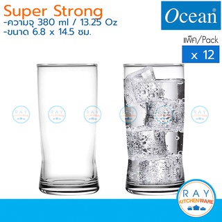 Ocean แก้วน้ำ 380 ml (12ใบ) Super Strong Premier Long Drink S14413 โอเชียน