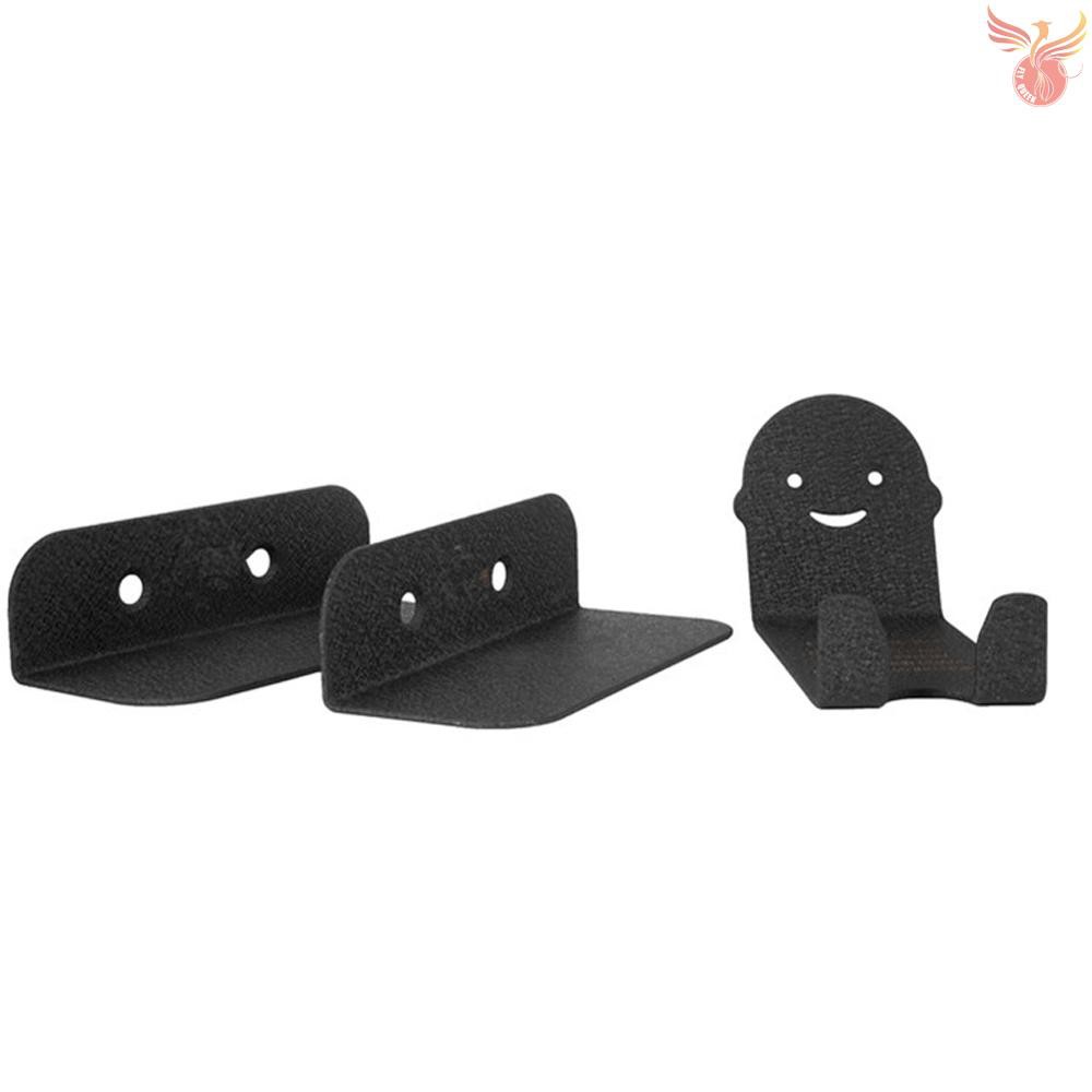 Black Bike Bicycle Cycling Pedal Padlocks Holder Tire Wall Mount