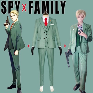 ชุดเสื้อแจ็กเก็ตคอสเพลย์อนิเมะ Spy x Family Loid Forger เหมาะกับวันฮาโลวีน สําหรับผู้ชาย