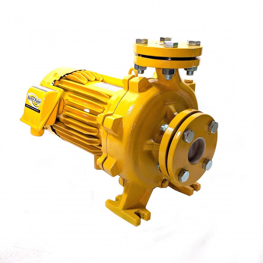 ปั๊มน้ำ หอยโข่ง มีหน้าแปลน MITSUBISHI รุ่น WCM-3705FS / WCM-3705FT (แรงดันปานกลาง) 5 แรงม้า ท่อส่ง 2