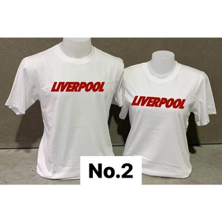 เสื้อยืด คอบอล ลิเวอร์ พูล ผ้าcotton 100% อัดเฟล็ก PVC อย่างดี