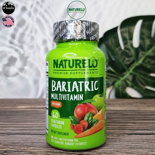 [NATURELO] Bariatric Multivitamin with Iron 60 Vegetarian Capsules วิตามินรวม สำหรับผู้ลดขนาดกระเพาะ