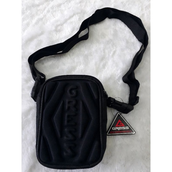 กระเป๋า Gress ลายนูนขนาดเล็ก / กระเป๋าสะพายข้างลายนูนขนาดเล็ก