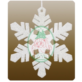 ของประดับ ของตกแต่ง เทศกาลคริสต์มาส (75004-01)  Snowflake  ขนาด 19*19 นิ้ว