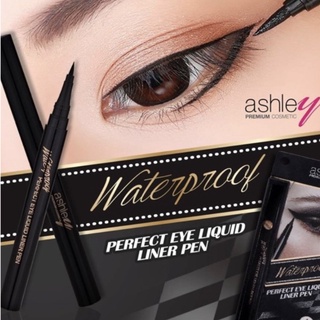 ASHLEY PERFECT EYE LIQUID LINER PEN A306 อายไลเนอร์เมจิก สีดำสนิท กันน้ำ**ของแท้ พร้อมส่ง