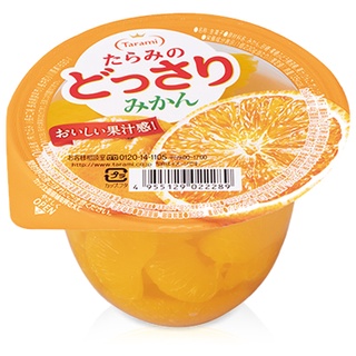 Tarami เจลลี่ส้มผสมเนื้อผลไม้ ดอสซาริ  230g | Dossari Jelly (Tarami) 230g มี 2 รส Orange or Peach ส้ม หรือ พีช