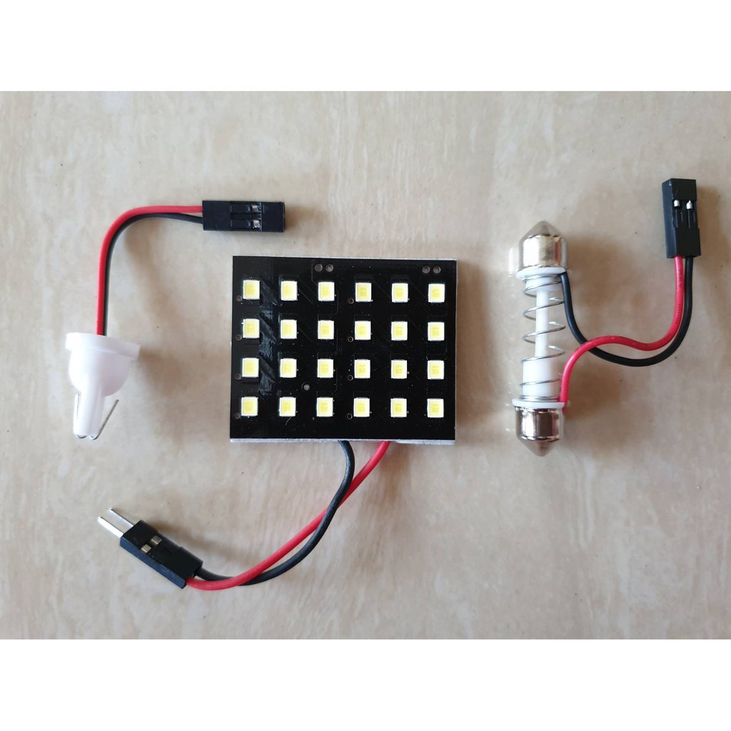 หลอดไฟฟิวส์ LED ฟรีไซร์ 24เม็ดใหญ่  ราคาชุดละ 60 บาท