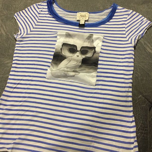 เสื้อ ยืด MNG ไซส์ EUR M,D USA S , MEX M มือ 2 สภาพดีมาก 95%