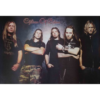 โปสเตอร์ Children of Bodom ชิลเดรน ออฟ โบดอม วง ดนตรี เดธเมทัล ฟินแลนด์ รูป ภาพ ติดผนัง สวยๆ poster (88x60ซม.โดยประมาณ)