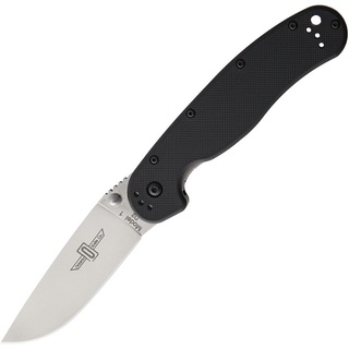 มีดพับ Ontario RAT Model 1 Folding Knife Satin D2 Plain Blade, Black Nylon Handles (8867)