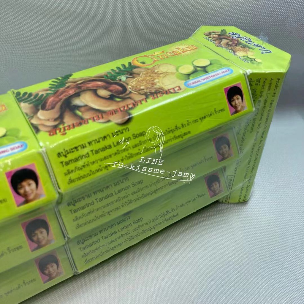 Cintaku สบู่มะขาม ทานาคา มะนาว หน้าใส สบู่ในตำนาน ขนาด 100กรัม 1 แพคมี 6 ก้อน(ฟรี 2) ราคา ถูกที่สุด ดีลบีเคเค แกลเลอรีภาพที่ 4