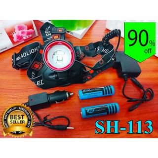 SHULE ไฟฉายคาดหัว ไฟฉายแรงสูง ไฟฉาย รุ่นT6-SH-113 headlamp