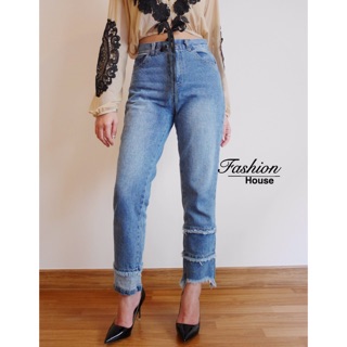 Korea High Waist Jeans Pant