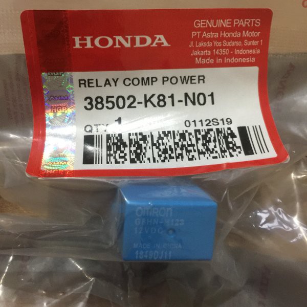 RELAY STATER BEAT ECO BEAT STREET SCOOPY ESP 38502K81N01