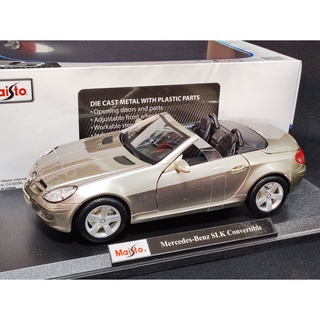 โมเดลรถBenz 1/18 โมเดลรถBenzSLK โมเดลรถSLK โมเดลรถmercedesbenz Benz SLK 1:18 ราคา OK