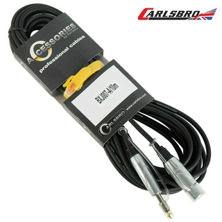 Carlsbro สายไมค์ Phone Jack to XLR ตัวเมีย 10 เมตร รุ่น BXJ007A-10M (Phone Jack to XLR female Mic Cable, สายไมโครโฟน)