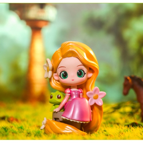 Disney ตุ๊กตาเจ้าหญิงดิสนีย์ เทพนิยายทาวน์ กล่องสุ่ม TOPTOY Snow White Flower Mulan Lepe เครื่องประดับ ของเล่น ของขวัญ