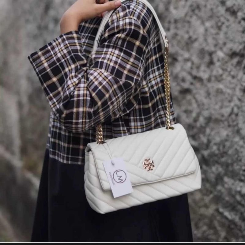 - กระเป๋าสะพายไหล่ สไตล์โมเดิร์น หรูหรา สําหรับผู้หญิง T0ry Burch