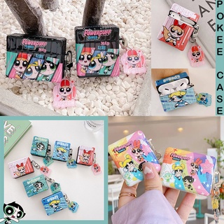 🌈Powerful Girls สำหรับairpods Case🌈 เคส Airpods 1/2&amp;Pro Pro2🌈เคส i12 เคสหูฟังไร้สายเคสหูฟังi（i9si11i12ใช้ได้เหมือนก