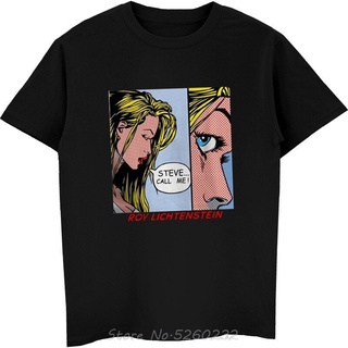 Brand New Summer Mens Short Sleeve Cool T-Shirt Uomo Donna Roy Lichtenstein Pop Art Steve Call Me Tshirt Tees Streetwea