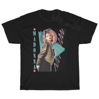 แขนสั้นcrew neckเสื้อยืด พิมพ์ลาย Madonna Tribute 90S สไตล์วินเทจย้อนยุค สําหรับผู้ชาย และผู้หญิง ไซซ์ S - 5XlS-XXXXL