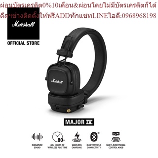 Marshall หูฟังไร้สาย - Marshall Major IV Bluetooth Black