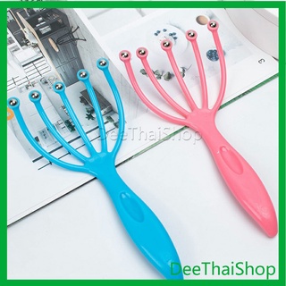 Dee Thai ไม้นวดศรีษะ ที่นวดศรีษะ ไม้นวดสปาเพิ่มความผ่อนคลาย คลายเครียด Head massager