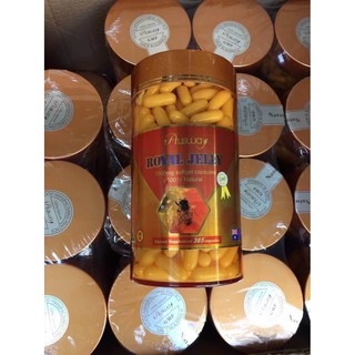 Ausway Royal Jelly 1,500mg. นมผึ้งออสเวย์ (ฝาทอง)