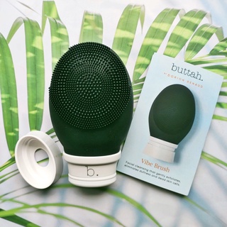 (Buttah®) Vibe Facial Cleansing Brush 2-Speed Brush, Black เครื่องล้างหน้า แปรงทำความสะอาดผิวหน้า กันน้ำ ปรับได้ 2 ระดับ