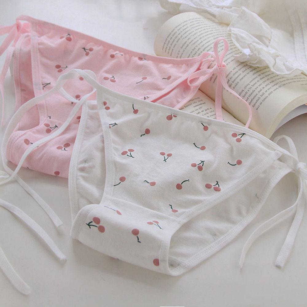 Alisondz Girl Underwear Pink White Bandage Lingerie Womens Panties