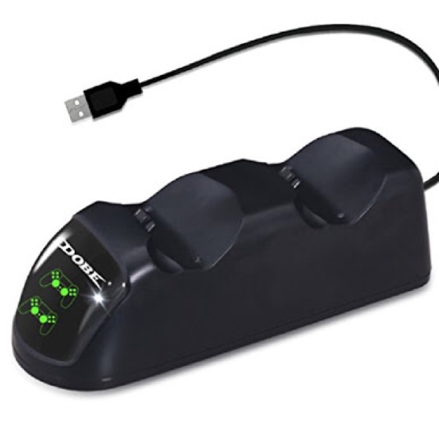 DOBE แท่นชาร์จจอย Ps4 มีไฟ (Ps.4 Dual Charging Dock of DOBE)(ที่ชาร์จจอย Ps4 ของ DOBE)(Charging Dock For Ps4 Controller)