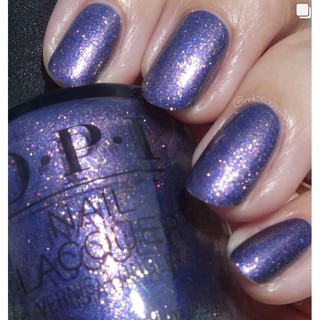 พร้อมส่ง OPI Leonardo’s Model Color  สีม่วงอมน้ำเงิน ชิมเมอร์วิ้งโทนชมพู, ม่วง, คอปเปอร์ จาก Muse of Milan collection