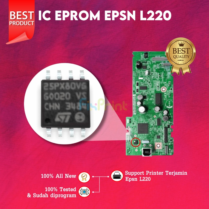 Epson L220 Eprom IC, L220 Counter IC, Epson L220 รีเซ็ต IC, รีเซ็ตเครื่องพิมพ์ Epson L220