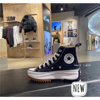 CONVERSE RUN STAR HIKE HI BLACK งาน Hi End